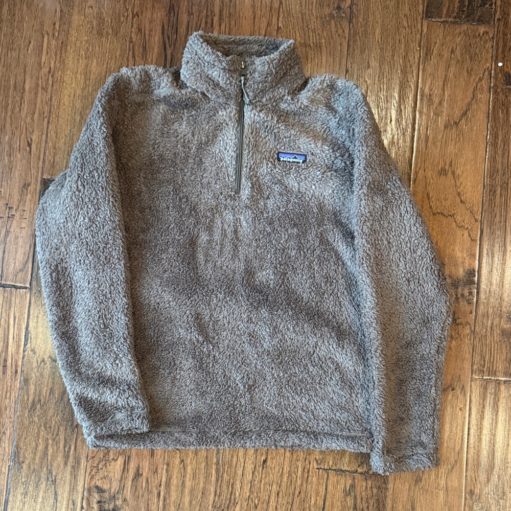 Patagonia Men's Zip-Up Brown Pullover size small LIKE NEW